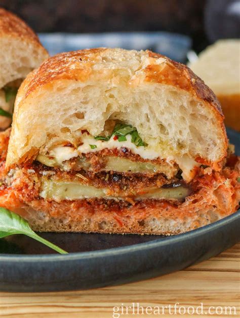 How many carbs are in sand flatbread eggplant parmesan 1/2 sandwich - calories, carbs, nutrition