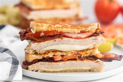 How many carbs are in sandwich, turkey and bacon melt (bostwick) - calories, carbs, nutrition