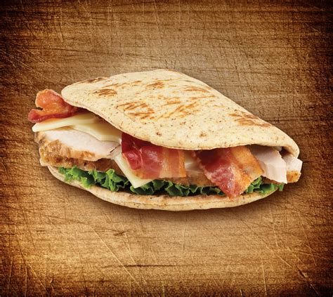 How many carbs are in santorini flat bread sandwich - calories, carbs, nutrition