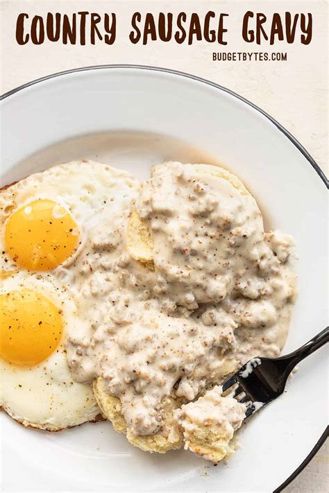 How many carbs are in sausage gravy & biscuit - calories, carbs, nutrition