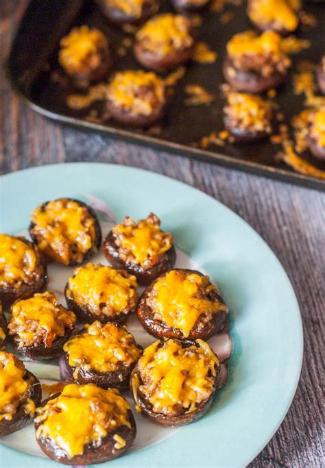 How many carbs are in sausage stuffed mushrooms - calories, carbs, nutrition