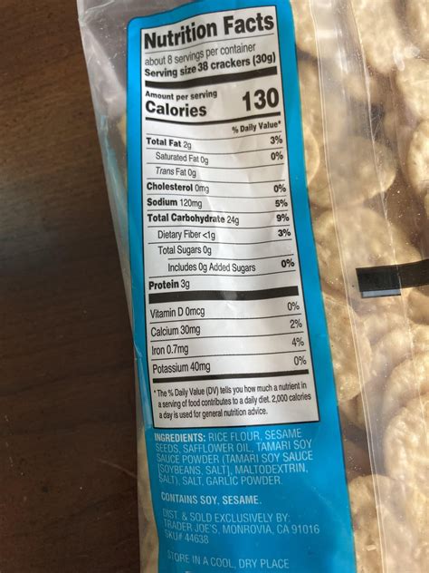 How many carbs are in savory thin mini crackers - calories, carbs, nutrition