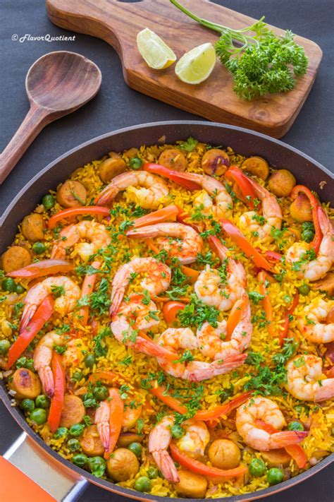 How many carbs are in seafood paella - calories, carbs, nutrition