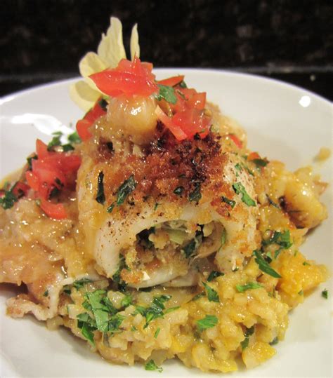 How many carbs are in seafood stuffed sole-occ - calories, carbs, nutrition