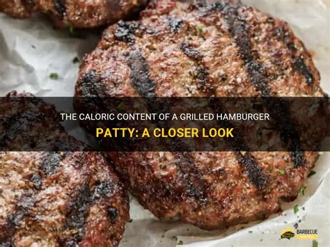 How many carbs are in seasoned hamburger patty, grilled - calories, carbs, nutrition