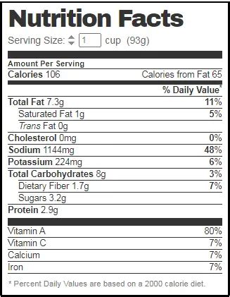 How many carbs are in seaweed salad conv 1 oz - calories, carbs, nutrition