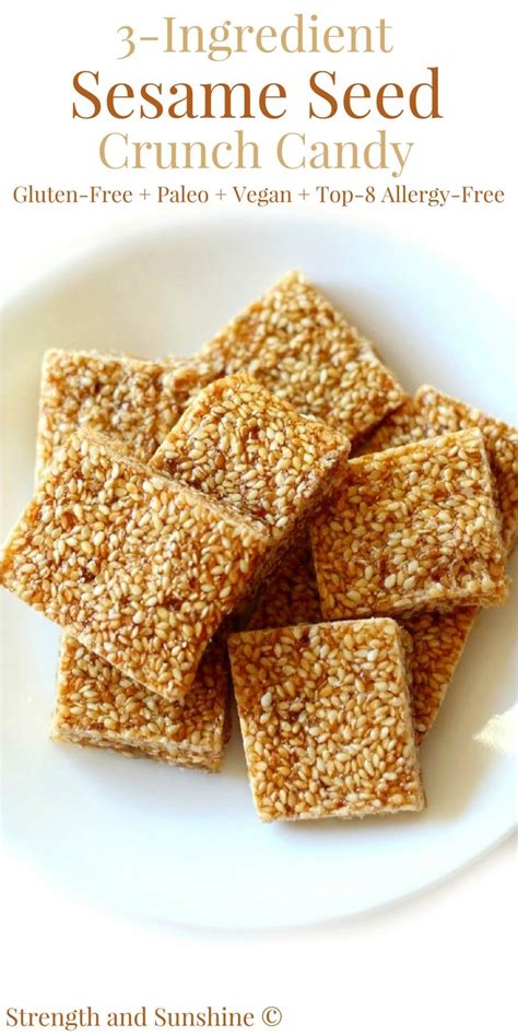 How many carbs are in sesame candy - calories, carbs, nutrition
