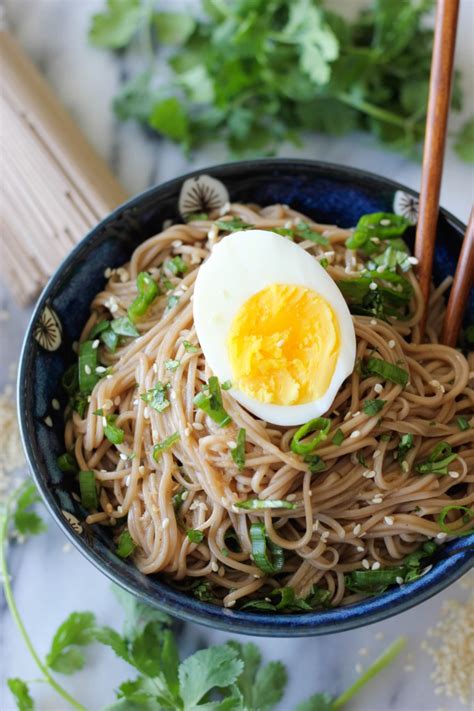 How many carbs are in sesame soba noodles - calories, carbs, nutrition