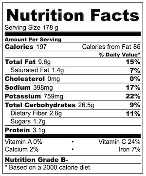 How many carbs are in shredded hash browns - calories, carbs, nutrition