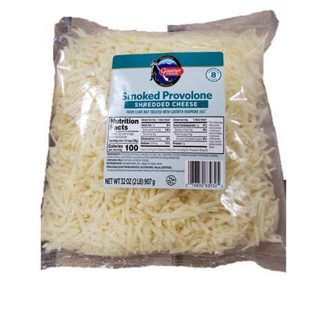 How many carbs are in shredded provolone cheese (83588.0) - calories, carbs, nutrition