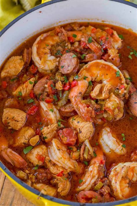 How many carbs are in shrimp and andouille jambalaya - calories, carbs, nutrition