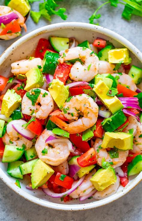 How many carbs are in shrimp ceviche - calories, carbs, nutrition