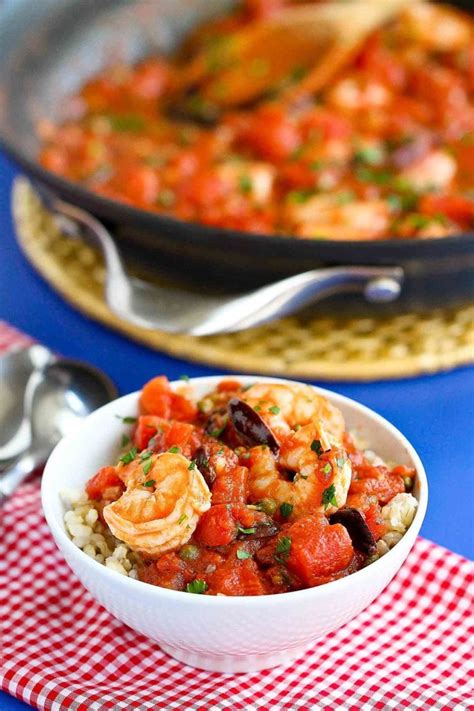 How many carbs are in shrimp puttanesca with rice - calories, carbs, nutrition