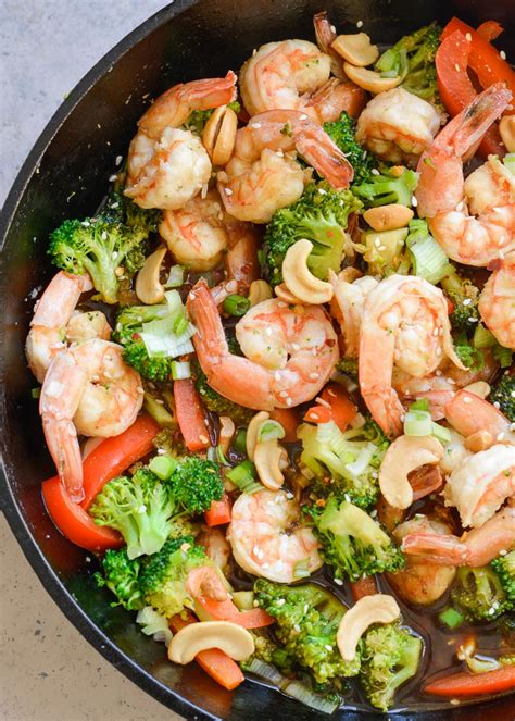 How many carbs are in shrimp stir fry - calories, carbs, nutrition