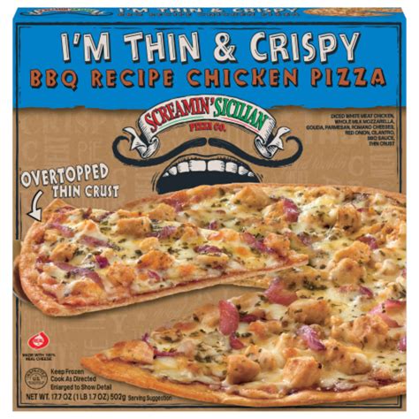 How many carbs are in sicilian style bbq chicken pizza - calories, carbs, nutrition