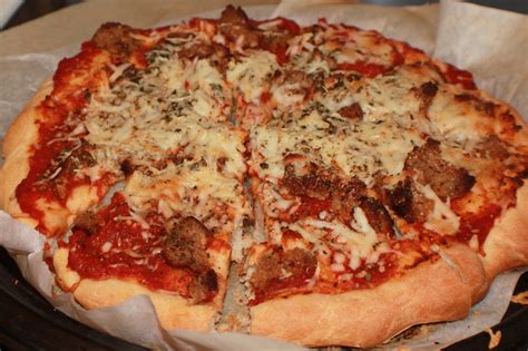 How many carbs are in sicilian style meatball pizza - calories, carbs, nutrition