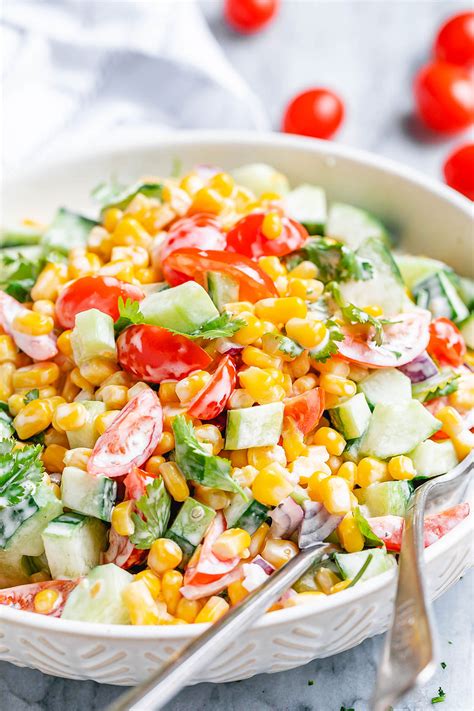 How many carbs are in side salad corn fresh grilled dill 4 oz - calories, carbs, nutrition