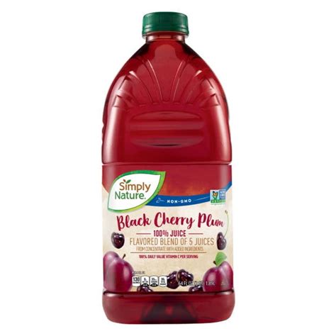 How many carbs are in simply 100 black cherry - calories, carbs, nutrition