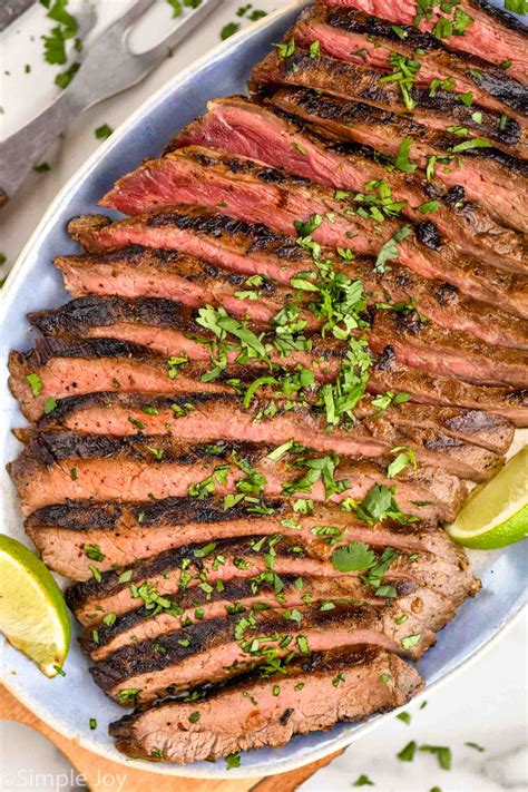 How many carbs are in simply grilled flank with port wine reduction - calories, carbs, nutrition