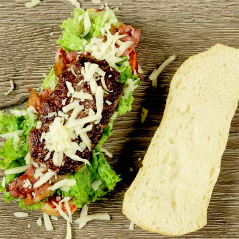 How many carbs are in single bacon n' cheese ciabatta burger - calories, carbs, nutrition
