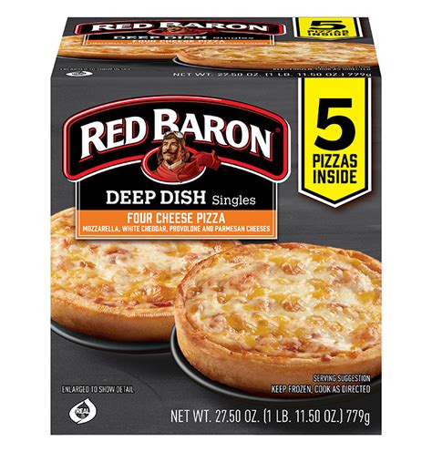 How many carbs are in singles deep dish 4 cheese pizza - calories, carbs, nutrition