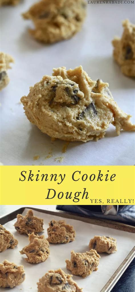 How many carbs are in skinny cough cookies and dough - calories, carbs, nutrition