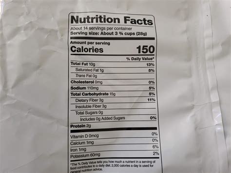 How many carbs are in skinny top corn - calories, carbs, nutrition