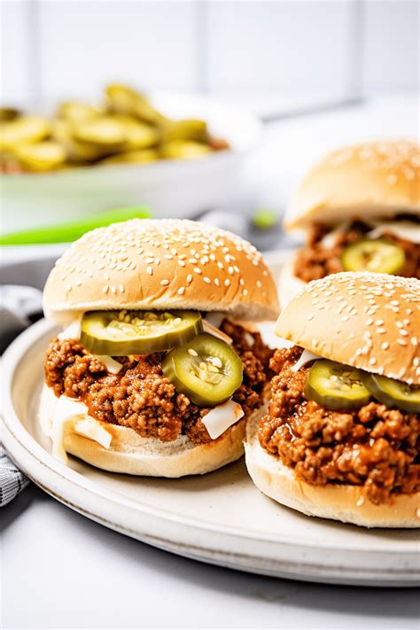 How many carbs are in sloppy joe on bun - calories, carbs, nutrition