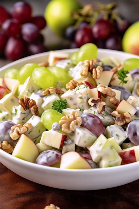 How many carbs are in smoked cheddar waldorf salad - calories, carbs, nutrition