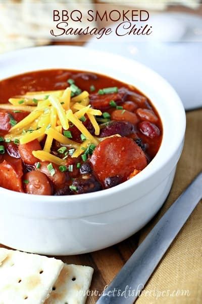How many carbs are in smoked sausage chili - calories, carbs, nutrition