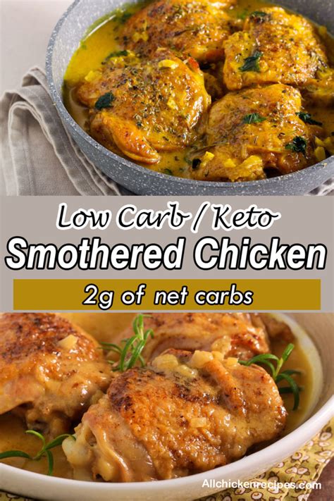 How many carbs are in smothered chicken & potatoes - calories, carbs, nutrition