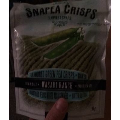 How many carbs are in snapea crisps - calories, carbs, nutrition