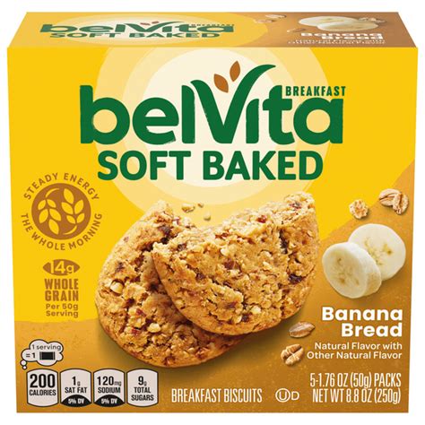 How many carbs are in soft baked breakfast biscuit - calories, carbs, nutrition