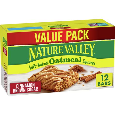 How many carbs are in soft baked oatmeal squares, cinnamon brown sugar - calories, carbs, nutrition