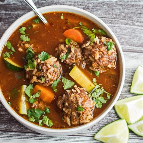 How many carbs are in sope de albondigas - calories, carbs, nutrition