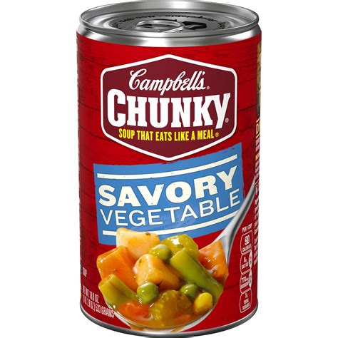 How many carbs are in soup, minestrone, canned, chunky, ready-to-serve - calories, carbs, nutrition