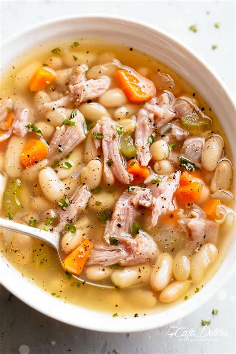 How many carbs are in soup bean with ham - calories, carbs, nutrition