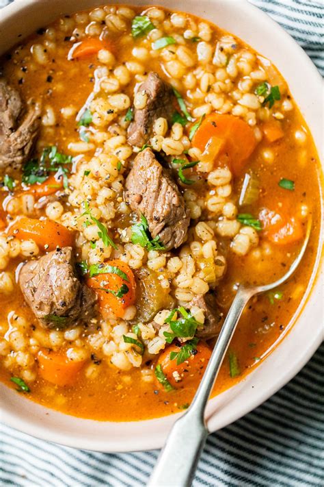 How many carbs are in soup beef barley & onion 12 oz - calories, carbs, nutrition