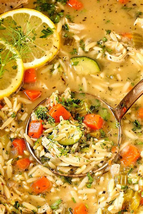 How many carbs are in soup chicken orzo vegetable 16 oz - calories, carbs, nutrition