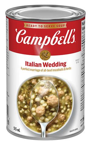 How many carbs are in soup italian wedding turkey campbells 16 oz - calories, carbs, nutrition