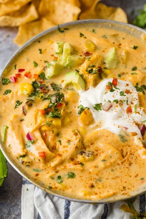 How many carbs are in soup southwest style cheesy chicken - calories, carbs, nutrition