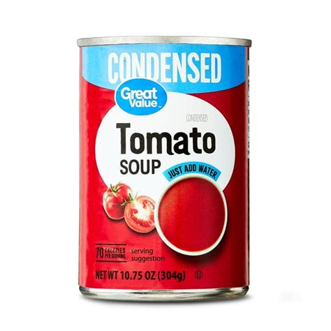 How many carbs are in soup tomato condensed 8 oz - calories, carbs, nutrition