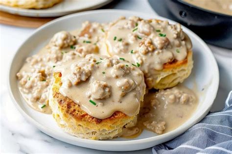 How many carbs are in southern biscuits and gravy - calories, carbs, nutrition