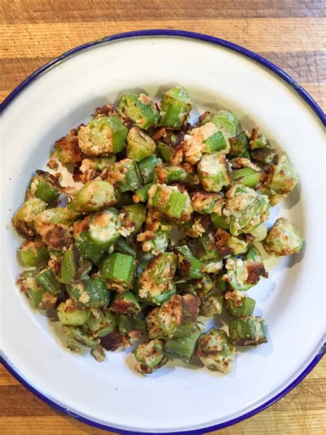 How many carbs are in southern fried okra - calories, carbs, nutrition