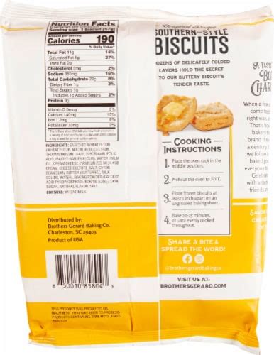 How many carbs are in southern style biscuit - calories, carbs, nutrition