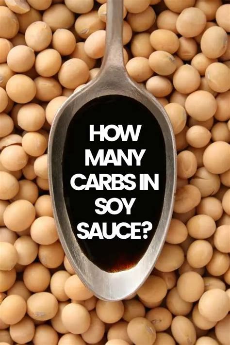 How many carbs are in soy sauce - calories, carbs, nutrition