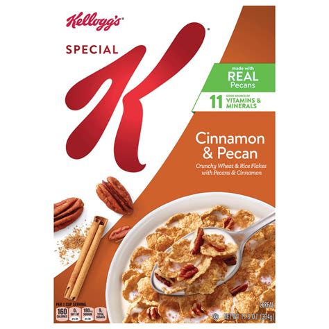 How many carbs are in special k - cinnamon pecan - calories, carbs, nutrition