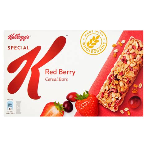 How many carbs are in special k bar red berry - calories, carbs, nutrition