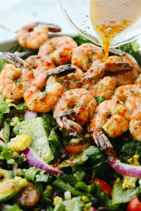 How many carbs are in spicy grilled shrimp with quinoa salad - calories, carbs, nutrition