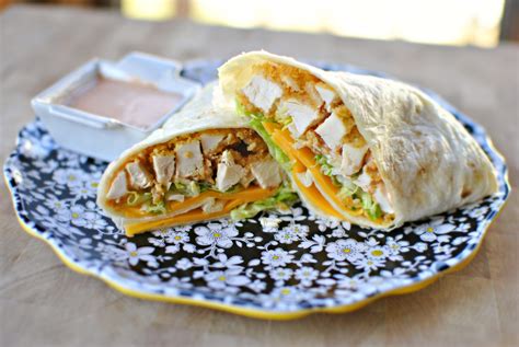 How many carbs are in spicy salsa, cheese and chicken wraped in a soft flour tortilla - calories, carbs, nutrition